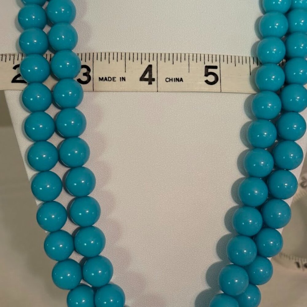 Beautiful Turquoise Color Necklace (42") for any occasion - Picture 12 of 16